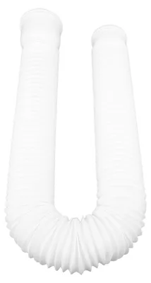 Produktbild von Regenrinne Fallrohr Verlängerung Flexible PE ausziehbar Drain Away Extender für Outdoor Villa Runde Weiß