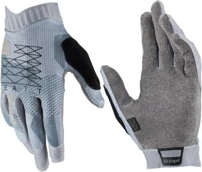 Produktbild von MTB Handschuhe Leatt 1.0 GripR Titan-Grau Größe S für sicheres Biken