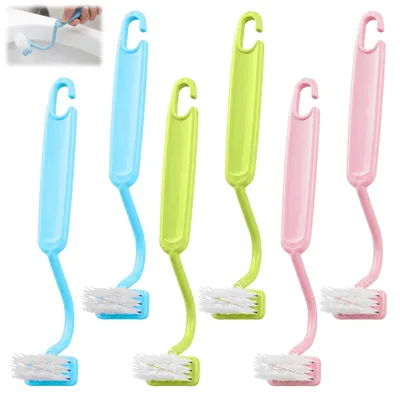 Produktbild von Toilettenbürste mit Randreiniger - 6er Set - WC-Bürste zur gründlichen Reinigung