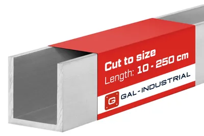 Immagine prodotto di GAL-INDUSTRIAL | Profilo in alluminio forma di C - 15x15x15x2mm - 10cm - Taglio su misura