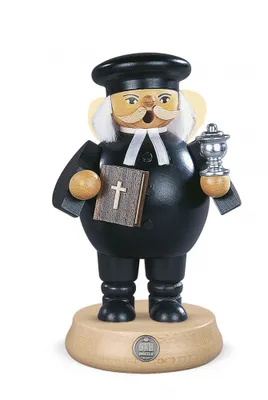 Produktbild von Pfarrer evangelisch (18cm) Räuchermann von Müller Kleinkunst