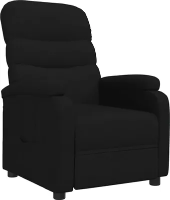 Produktbild von vidaXL Relaxsessel Schwarz Stoff