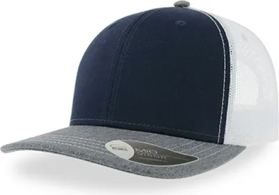 Obrázok produktu pre Atlantis SONIC | Sonic Cap, 6-Panel-Cap - Farba: Navy/Grey Melange/White - Veľkosť: Jedna veľkosť