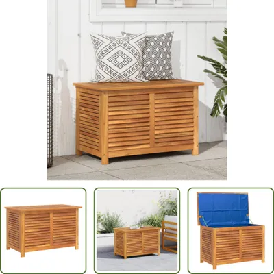 Obrázek produktu pro The Living Store Zahradní box s větracími otvory 90x50x56 cm z masivního dřeva akácie