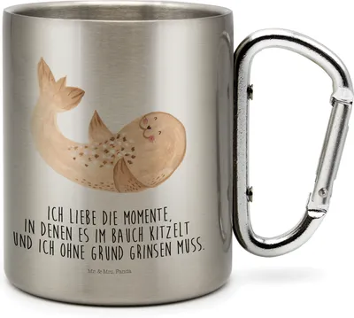 Produktbild von Mr. & Mrs. Panda Teetasse Lebkuchenhaus - Transparent - Geschenk, Weihnachten, Thermobecher, Isolierbecher, Teebecher, thermotasse, isoliertasse