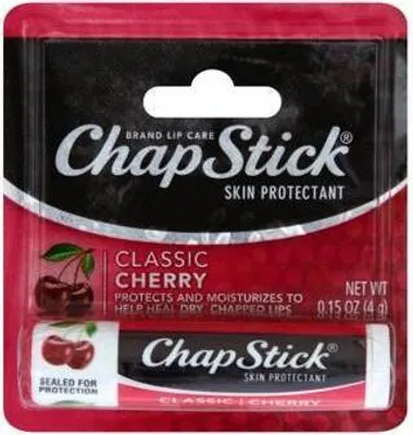 Produktbild von ChapStick | Lippenbalsam, Frostschutz, Lippenstifte, Feuchtigkeitsspendender | Classic Cherry-Kirsche Klassisch, 4g
