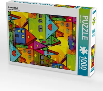 Produktbild von Calvendo Stadt in Stadt 1000 Teile Puzzle hoch 480x640mm, Bielow Nico; 7426755