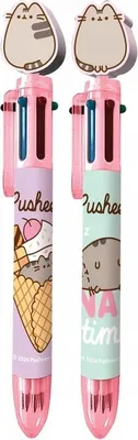 Produktbild von Majewski 6-Farben Automatik-Kugelschreiber Pusheen