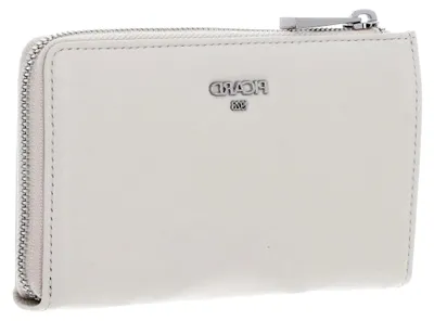 Produktbild von Damen Geldbeutel Bingo 7218 mit 10 Fächern und Reißverschluss aus Rindsleder in der Farbe Cream, 16x9,5x2 cm, 72183422I3