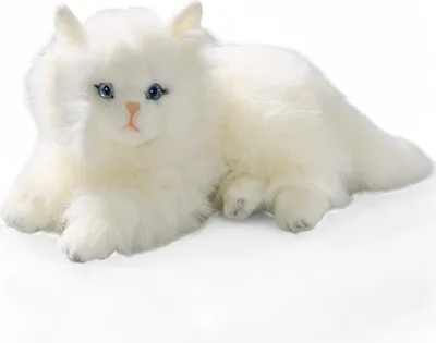 Produktbild von Carl Dick Katze, Perserkatze weiß ca. 30cm 3199 Kuscheltier, Plüschtier, Stofftier