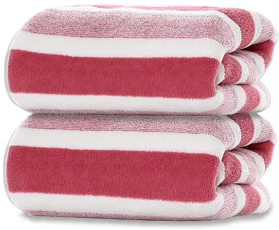 Obrázok produktu pre Sada 2 ks mikrovláknových uterákov Unyqoos® na cestovanie, šport a relax – 70 x 140 cm, ružová