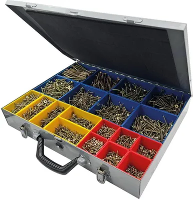 Zdjęcie produktu dla Żółte ocynkowane śruby z łbem stożkowym 3 400 szt.