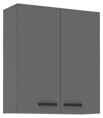 Produktbild von Küche NESSA Hängeschrank 80 cm Anthrazit Küchenzeile Küchenblock Einbauküche
