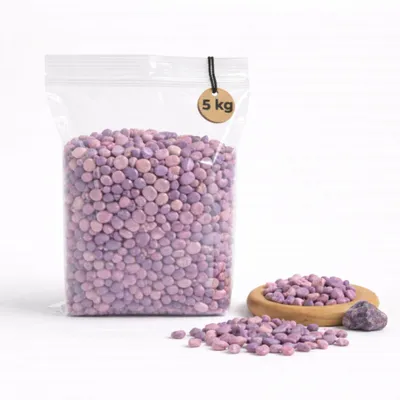 Produktbild von Bunte Deko-Steine 5 KG Glas-Vasen Streudeko Ø 5-8 mm flieder