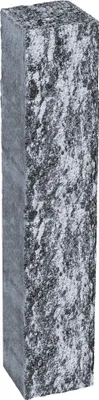 Produktbild von Rechteckpalisade iMount Pass weiß-schwarz 15 cm x 12,5 cm x 105 cm