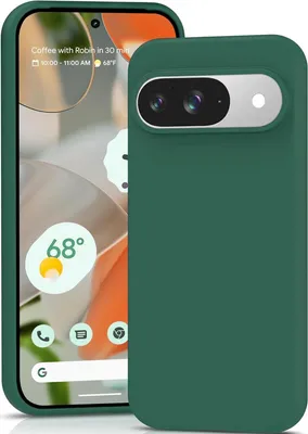 Produktbild von Hülle für Google Pixel 9 Handy Schutz Cover Silikon Gel Case Handyhülle, grün