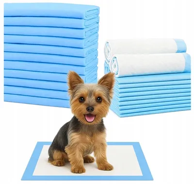 Immagine prodotto di Ekspand | Tappetini igienici per cani - Blu - 45x60 cm - 50 pezzi - Tappetini assorbenti per cani