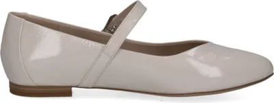 Produktbild von Caprice Damen Ballerina Mary Jane Leder Schnalle 9-22112-44, Größe:39 EU, Farbe:Weiß