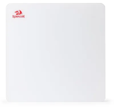 Productafbeelding van Muismat van glas, ultraglad oppervlak, antislipbasis, 30 x 30 x 0,38 cm, wit