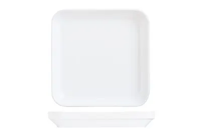 Produktbild von Restaurant White Teller halbtief quadr. 20cm - 6 Stück