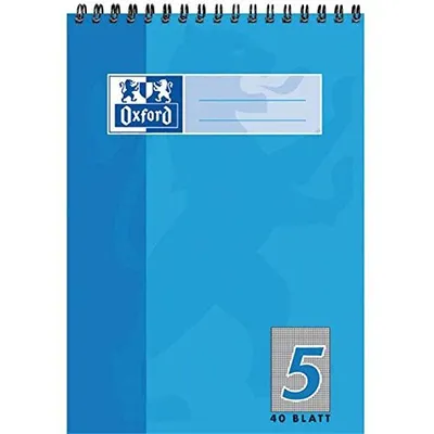 Produktbild von Oxford 100050388, Blau, A5, 90 g/m²