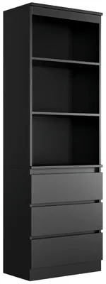 Produktbild von Bücherregal - Bücherkorpus - Aufbewahrungsschrank - Ausstellungsregal - Vitrine - Viel Stauraum - Höhe 180 cm