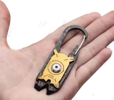 Obrázok produktu pre CHPN – Multifunkčný nástroj – Nástroj pre prežitie – 20 funkcií v jednom – Vreckový nástroj – 2 kusy – Prežitie – Kľúčenka – Outdoor gadget – Kľúčenka – Kompaktná, multifunkčná súprava kľúčov