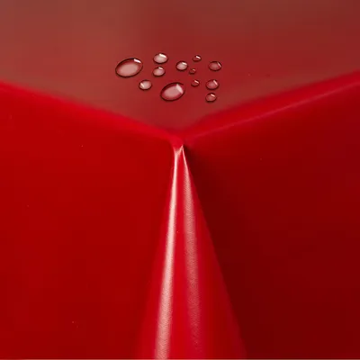 Produktbild von Partytischdecke Lackfolie Farbe wählbar Rot Eckig 100 x 250 cm abwaschbare Tischdecke