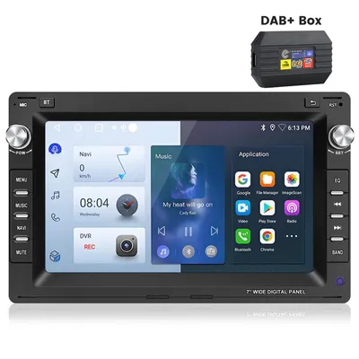 Immagine prodotto di 7 Zoll 2din DAB+ Android13 carplay 8+256G Autoradio GPS Navi FM Für VW Polo 9N Golf Jetta Passat B5 mk5 Bora transport T4 T5 Andriod Auto FM