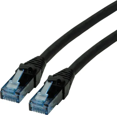 Produktbild von ROLINE Patchkabel Cat.6A UTP, Component Level, LSOH, schwarz, 2 m