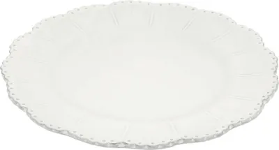 Produktbild von Speiseteller, Essteller ITALICA PALLINI D. 28cm weiß Keramik Virginia Casa