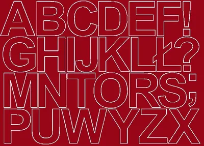 Immagine prodotto di Lettere adesive, 8 cm, rosso scuro, lucide