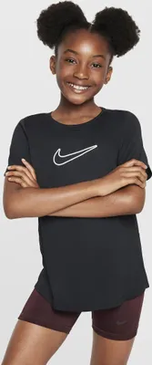 Produktbild von Nike G Nk Df One Std Ss Top Hbr Black/White Black/White Xl