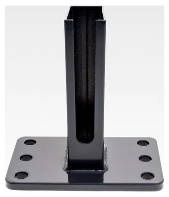 Produktbild von Dübelplatte 15 x 10 cm RAL7016 Pfostenschuh