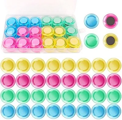 Immagine prodotto di Set magnetico colorato da 36 pezzi per lavagne bianche, casa, scuola e ufficio