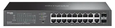 Image de Commutateur Gigabit PoE+ à 20 ports avec gestion via le cloud et 16 ports PoE