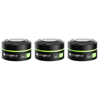 Produktbild von 3X Fonex Gummy Professional Styling Hairwax Matte Finish 150 ml Matter Look Grün