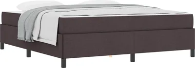 Obrázok produktu pre vidaXL Box spring bed dark brown 180 x 200 cm fabric