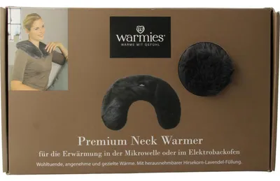 Productafbeelding van Warmies Neck Warmer Zwart (1 stuk)
