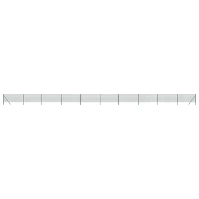 Produktbild von vidaXL Maschendrahtzaun Grün 0,8x25 m Verzinkter Stahl