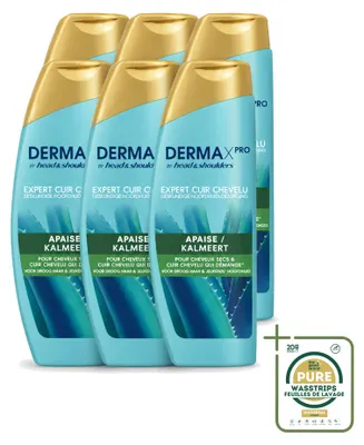 Obrázek produktu pro 6 kusů šamponu Head & Shoulders DermaX Pro proti lupům, zklidňující, objem 470 ml - balení