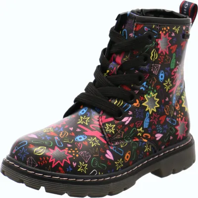 Produktbild von Tom Tailor Mädchen Stiefel schwarz/bunt