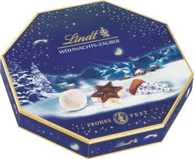 Produktbild von Lindt Weihnachts Zauber Pralines aus Alpenvollmilchschokolade 200g