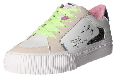 Produktbild von Tamaris Sporthalbschuhe Formsohle modisch in weiss/weiss kombi, Gr. 38
