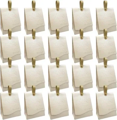 Zdjęcie produktu dla Zestaw 20 papierowych pudełek – idealne na wesela, urodziny i uroczystości – eleganckie i lekkie