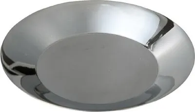 Produktbild von Kerzenteller Edelstahl poliert für Ø 9 cm Kerzen