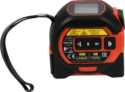 Obrázok produktu pre Laserový diaľkomer 40 m s výsuvným meracím pásom 5 m