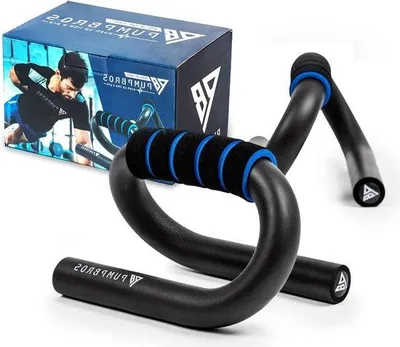 Produktbild von Famanu Push-up Bars - Ergonomisches Design, Rutschfest, Schwarz