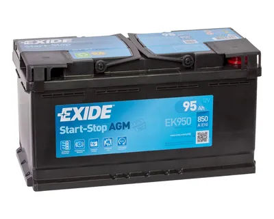 Immagine prodotto di Exide EK950 Start-Stop AGM 12 V 95 Ah 850 A (IT)