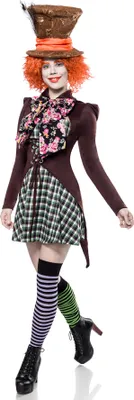 Produktbild von Crazy Hutmacherin Karneval Faschingskostüm Damen Größe: XL
